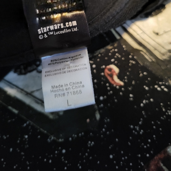 Star Wars Millennium Falcon Crop Top Girls Shirt Large with Lace Up NWOT - Picture 4 of 5